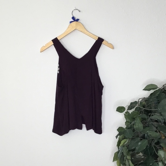 L.A. Hearts Maroon Tank Top - Picture 4 of 4